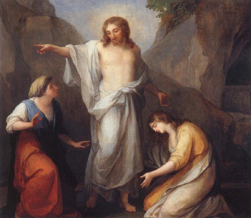  Der auferstandene Christus erscheint Martha und Magdalena
